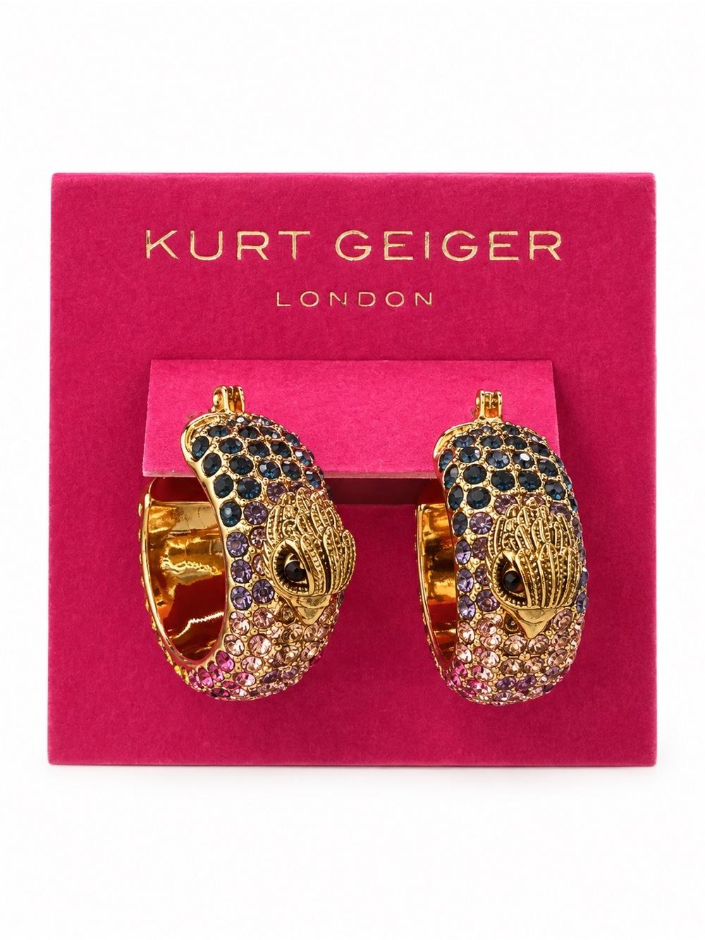 Kurt Geiger Crystal Hoop Earrings • NEW WITH TAGS